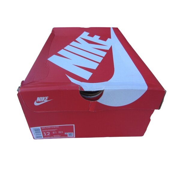 Nike Dunk High Retro Sneakers Black & Yellow Men’s Size 12 new in box - Picture 6 of 7